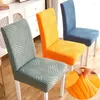 Stuhlabdeckungen Guret Stretch Jacquard Universal Spandex Stühle Sitzschutz für Küchen Hochzeits Bankett Hausdekoration