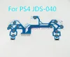 PS4 için 200pcs JDS-001/011 JDS-030 JDS-040 JDS-050 Denetleyici Mavi İletken Film Tuş Takımı Esnek Kablosu