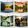 Art Tapstries Zheyu Tropical Rainforest Landscape Tapestry Wall Entertainer Life Bedpread Beach Tail R0411 1