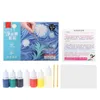 Kit de pintura de mármore aquático para meninos de atividades de projeto de arte de menina não-tóxicas 6/12pcs