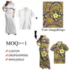 HYCOOL Sexy Strapless Bodycon Dress for Women Party Elegant Outfits Hawaii Flower Summer Club Dresses Polynesian Off Shoulder 240410