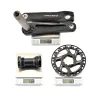 Goldix Children Bicycle Crankset 110/127/140/150/155/160mm保護ディスク付き自転車クランク30T 32Tチェーンホイールキッズバイクパーツ