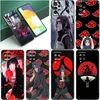 Аниме Itachi Uchiha Black Case для Samsung Galaxy A12 A13 A14 A22 A23 A32 A33 A34 A52S A53 A54 A72 A73 A24 A34 A50 A51 A70 A71