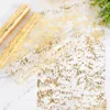 Gold Sparkle Table Runner Sequin paille