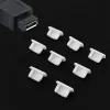 1-10st Silicone Micro USB Dust Plug Universal Android Charging Port Dustplugs Protector Cover för Xiaomi Samsung Dustprocesse Caps