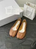 Designer Tabi Ballerina Shoe Sandals Casual Shoes Tabi Luxurys Summer MM6 Ballet Shoes Balev Flat Leather Ankles Heels Sheepskin Calf Sexy Sports Slippers