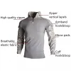 T-shirty Han Wild Tactical Tshirt Men Wojskowe Tshirt Long Rleeve Camouflage Multicam Combat Shirt Airsoft Paintball S8xl