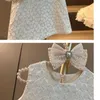 Flickans klänningar Girl Princess Tweed Classic Dresses Fashion Kids Vintage Baby Casual Wear Vestidos 1-8YS DOTNING BARN CEREMONIAL CLORES