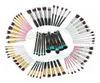 Profesyonel 10 adet makyaj fırçaları Set Kozmetik Göz Kısı Gölge Kirpikler Allık Kiti Draw String Makyaj Araçları 9126396