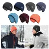 Schädel-Cap-Helm-Liner Balaclava Running Hat Cycling-Cap Beanie mit Brillenlöchern Winter Wärme Ski-Cap für Männer Frauen