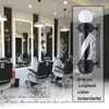 Kapper lichte paal 26,8 inch LED -lichtbron bovenste lichtmuur Barbershop Roterende verlichtingsarmatuur klassieke borden voor salon