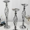 Wedding Flowers Metal Candle Holders Candlestick Centerpieces Flower Ball Candlestick Stand Vase Home Party Table Decoration