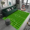 3D voetbalveld capet voor kinderkamer zachte flanellen vloermat kinderen wasbaar bed baby baby spelen groot gebied tapijt verjaardagscadeau