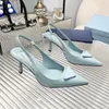 designer shoes women sandals velvet shoes Sandal Party Wedding Shoes flat bottomed slippers Sharp pointed triangular button Formal sandals Fashionable high heels