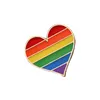 LGBT Rainbow Letter Broche Filmes de anime Cute