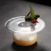 クリエイティブカクテルメガネUFOレストランホテルのホテルグルメコンテナガラス製品日本料理の刺身フライングソーサープレート