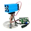 2000/4000mw High Power 445nm 450nm 2W/4W Blue Laser Diode Module Focusable Head W/ TTL Cooling Fan & 12V Adapter Locator