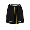 Rhude Men Brepwable Beach Shorts Men Femmes Casual Mesh Track Brewable Oversize Rhude Shorts Traws Short Freets Free Forward for Black and White Shorts 006 006