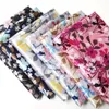 1 mètre x 1,48 mètre Retro Floral Satin Tabrics Sweet Swined Band Band Material Charmeuse Wholesale