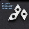 PCD CBN Insert DNMG Machinery Drehverschneidungswerkzeug Einsatz DNMG150402 DNMG150404 DNMG150604 PCD für Aluminium -CBN für Hartstahl