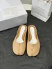 Designer Tabi Ballerina Shoe Sandals Casual Shoes Tabi Luxurys Summer MM6 Ballet Shoes Balev Flat Leather Ankles Heels Sheepskin Calf Sexy Sports Slippers