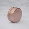 Bouteilles de rangement 100 x Jar en aluminium vide Conteneur cosmétique Crème en or rose avec couvercle supérieur à vis en métal 150 ml de bricolage