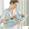Almofadas de maternidade Baby amamentando anti-spit leite travesseiro de enfermagem nascida na cama de alimentação frontal abrafato cofro de cintura infantil 240115 dro otbyq