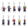 Naruto Akatsuki Pain Hoshigaki Kisame Kakuzu Sasori Zetsu Hidan Cosplay Cosplay Acrylique Keychain Keychain Pendant Accessoires Accessoires