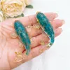 23 Natural Crystal Stone Gravel Lucky Koi Fish Figurine Resin Mini Quartz Fancy Carp Statue Home Decor Desk Ornament Gift 240408