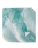 4/6/8 stks Marble Line Aqua Tafel servetten Doekje Wedding Party Tafel Doek Festival Keuken Dinner Handoekerchief