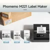 Phomemo M221 3 '' Barkod, Adres, Logo, Posta, Çıkartmalar için Küçük İşletme/Ev Kullanımı için Etiket Maker Barkod Etiket Yazıcısı