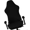 Chair Covers Coat Seat Cover Office Gaming Furniture Computer Room Protector Elastic Armrest Polyester Washable