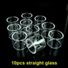 10pcs أنبوب زجاجي لـ TFV12 Prince Glass/ TFV8 Big/ X Stick V8 x8 Baby V2 Pen 22 Plus M17 TFV9 Bulb Glass Tube Beast Beast