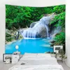 forest Tapestries Landscape printing big tapestry waterfall wall hanging beach picnic carpet sleeping mat room decoration wall decoration R0411