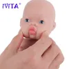 IVITA WG1560 11.81INCH 1.48kgフルボディシリコンビーブリボーンドールリアルな未塗装の女の子ソフトベイビーDIYブランク子供おもちゃ