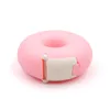 Nieuwste snoepkleurplakketape Cutter Design of Donut Shape Washi Tape Cutter Office Tape Dispenser School Supply