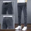 Herren Jeans 2024 Frühlings- und Herbst -Joggerhose Männer Draw String Hosen lässig komfortable Tracksuits Gym Streetwear Hombre