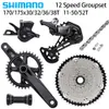 Shimano Deore M6100 1x12 Speed Groupset XT CRANK 170/175X32/34/36/38T KIT DEORE 12V Completo