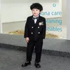 Детский формальный тонкий костюм для мальчиков свадьба рождения пианино Performance Photograph