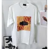 Hoge versie Luojia Loe lente/zomer nieuw vierkante hennep touw kleur matching printing puur katoen correct korte mouw t-shirt45