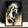 Animal Style Chinese Canvas Painting Horse Phoenix Eagle Carteles y estampados Imagen de arte de pared abstracto para la habitación moderna Decoración del hogar