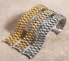 20mm Başkan Jubilee Watch Band Bilezik Paslanmaz Çelik Gold6430030