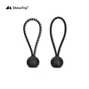 10PCS Black Rubber Wire Plastic Elastic Rope Loop Cord Bungee Ball Cord Pack Shock Ties Water Bottle Fixed Outdoor Fixing Tools