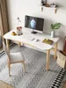 Bureau en bois massif simple Desktop Computer Home Bandroom Primaire et secondaire Élèves d'écriture