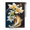 Fleurs 5d DIY Diamond Painting Lily Tulip Full Diamond Broidery Kit Mosaic Cross Crost Stitch Handmade Rhingestone Home Decoration