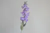 Decoratieve bloemen 31,5 "Fake White Ridderspoor Branch Realistisch Delphinium Delphinium Diy Floral Wedding Bouquet/Home Decorations