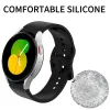 20mm Watch Band Strap Soft Silicone Smartwatch Armband Waterproof Reseflacement Parts for Samsung GalaxyWatch5/5 Pro