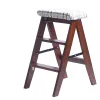 3ステップはしごシンプルモダンキッチンスツール多機能はしご椅子ソリッドウッド折りたたみはしごスツール安定荷重負荷
