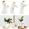 Vases Ceramic Decorative Vase Planter Pot For Tabletop Shelf Housewarming Gifts