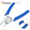600 Pieces Wire Cage Buckle Clips and Pliers Wire Cage Fasten Clips Buckle Pliers Poultry Chicken Rabbit Pet Cage Building Tools